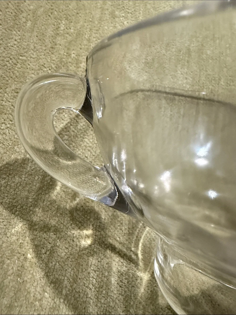 Vintage 1940s 1950s  Glass Canning Funnel